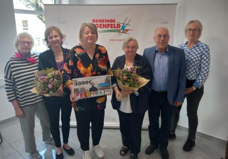 Spendenübergabe durch die Gleichstellungsbeauftragten 